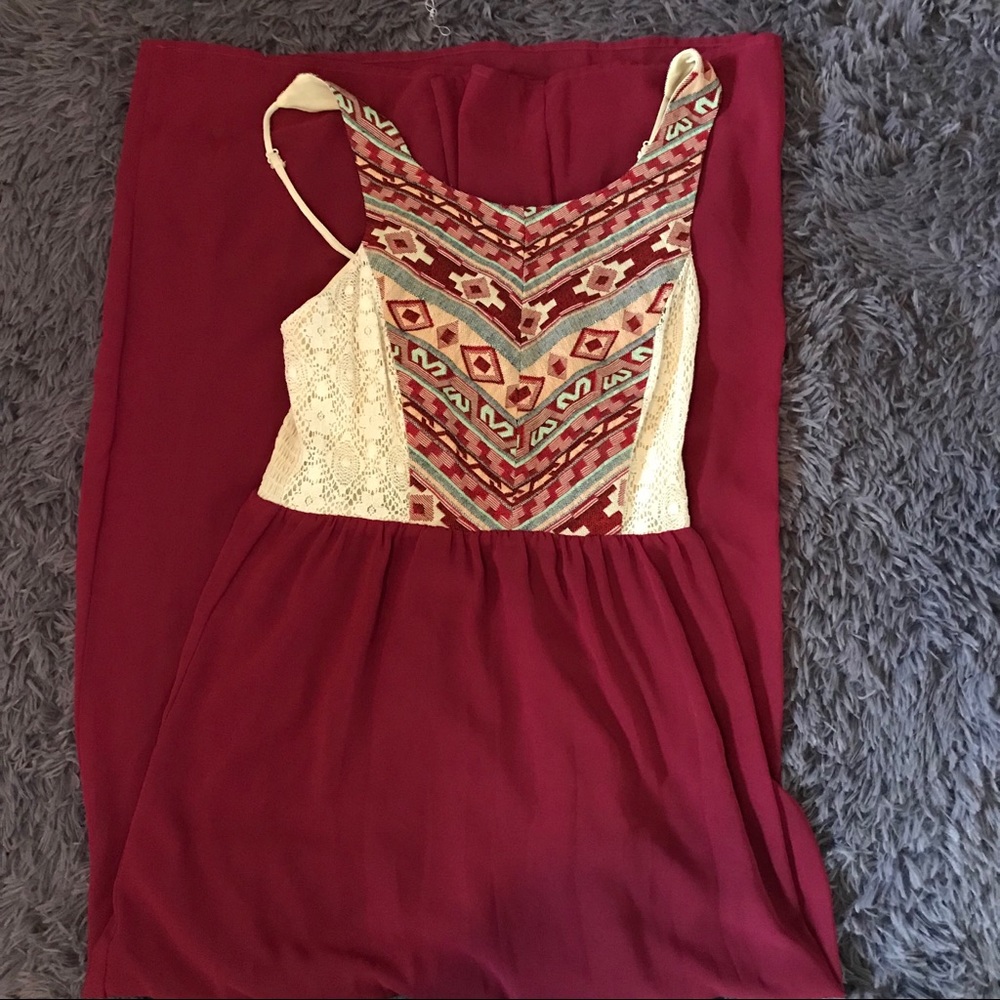 Flying Tomato Patterned Maxi Dress